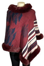 Load image into Gallery viewer, Winter Poncho - Red
