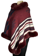 Load image into Gallery viewer, Winter Poncho - Red
