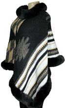 Load image into Gallery viewer, Winter Poncho - Black
