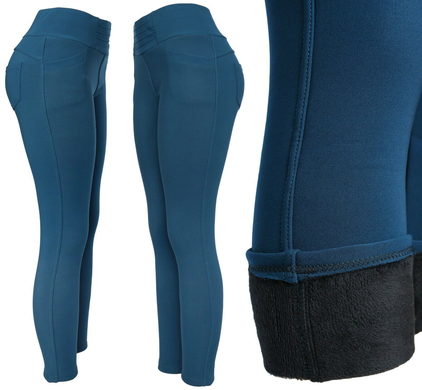 Winter Fleece Pants - Blue